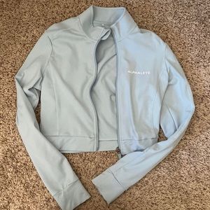Alphalete crop zip up jacket